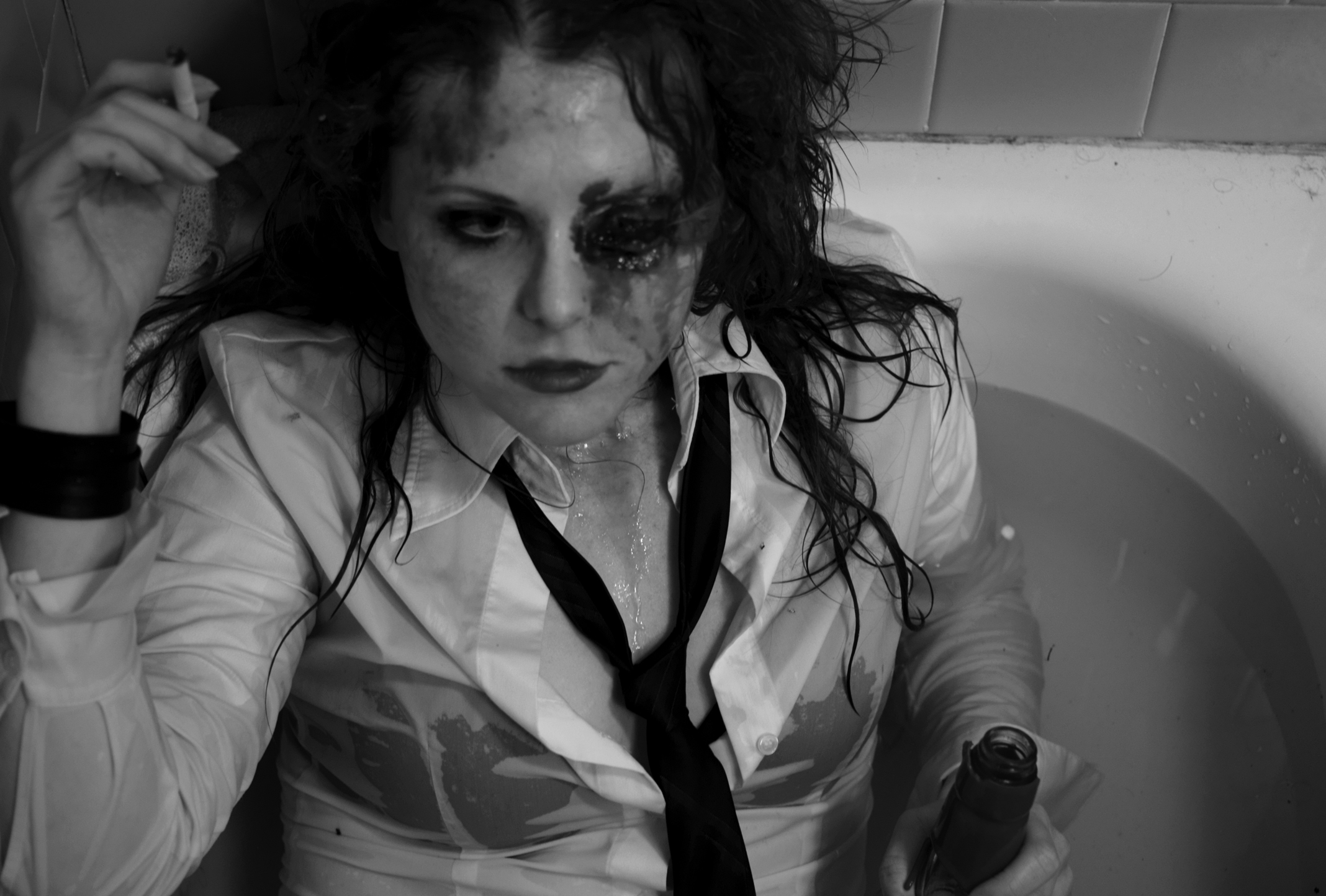 Jessi Gotta as Frankie Ducane in The Big Bad; photo by Patrick J. Eves