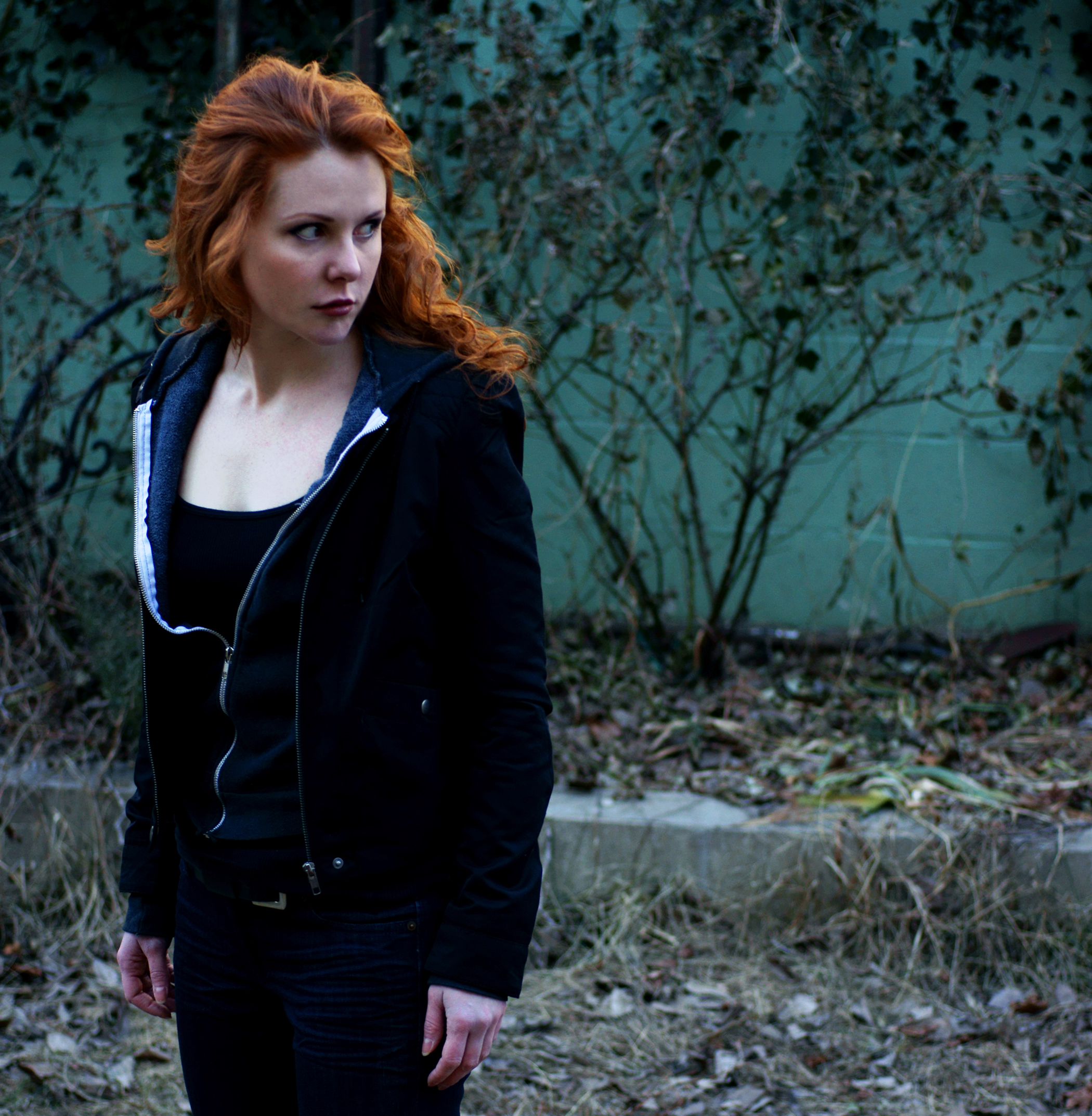 Jessi Gotta as Frankie Ducane in The Big Bad; photo by Patrick J. Eves