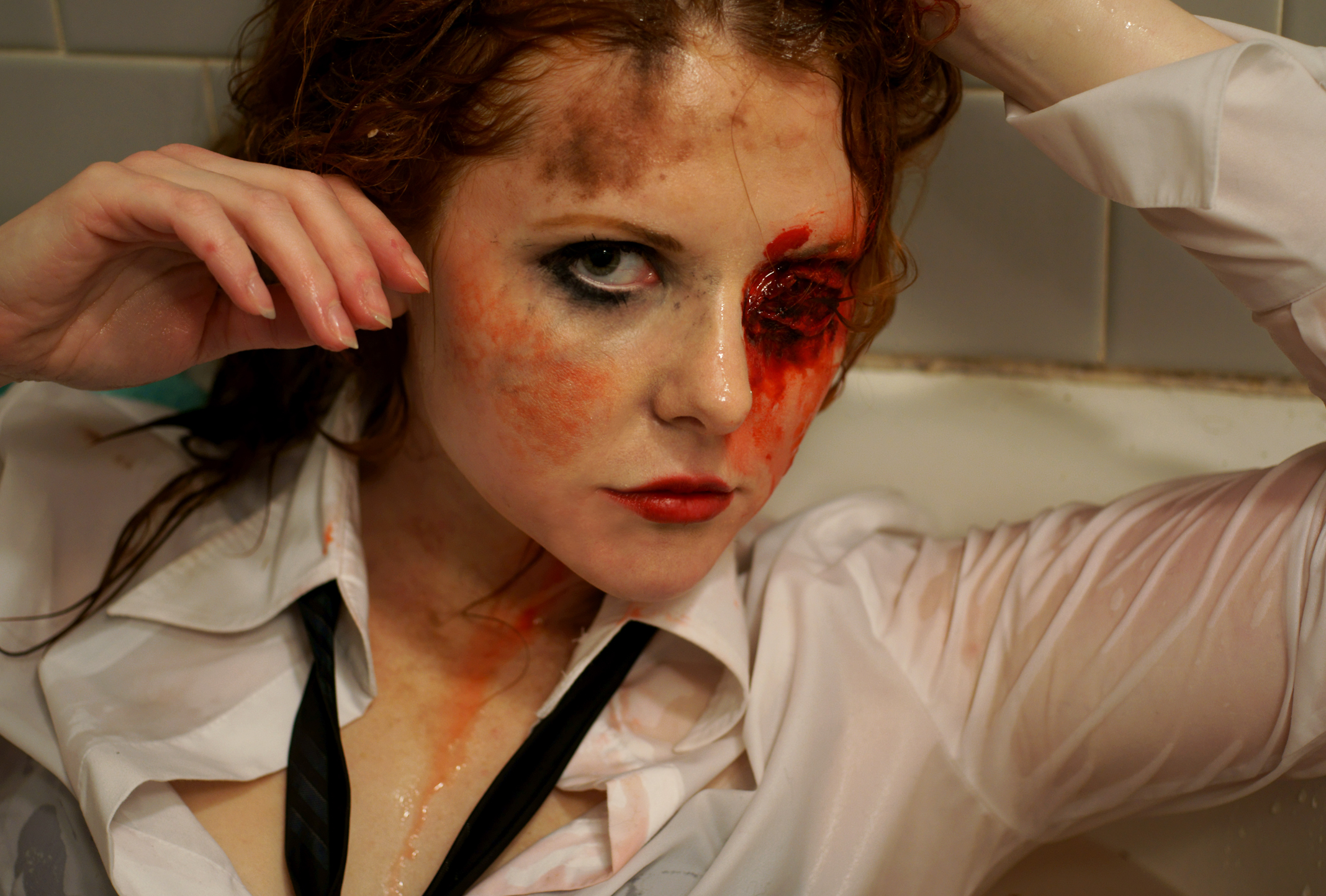 Jessi Gotta as Frankie Ducane in The Big Bad; photo by Patrick J. Eves